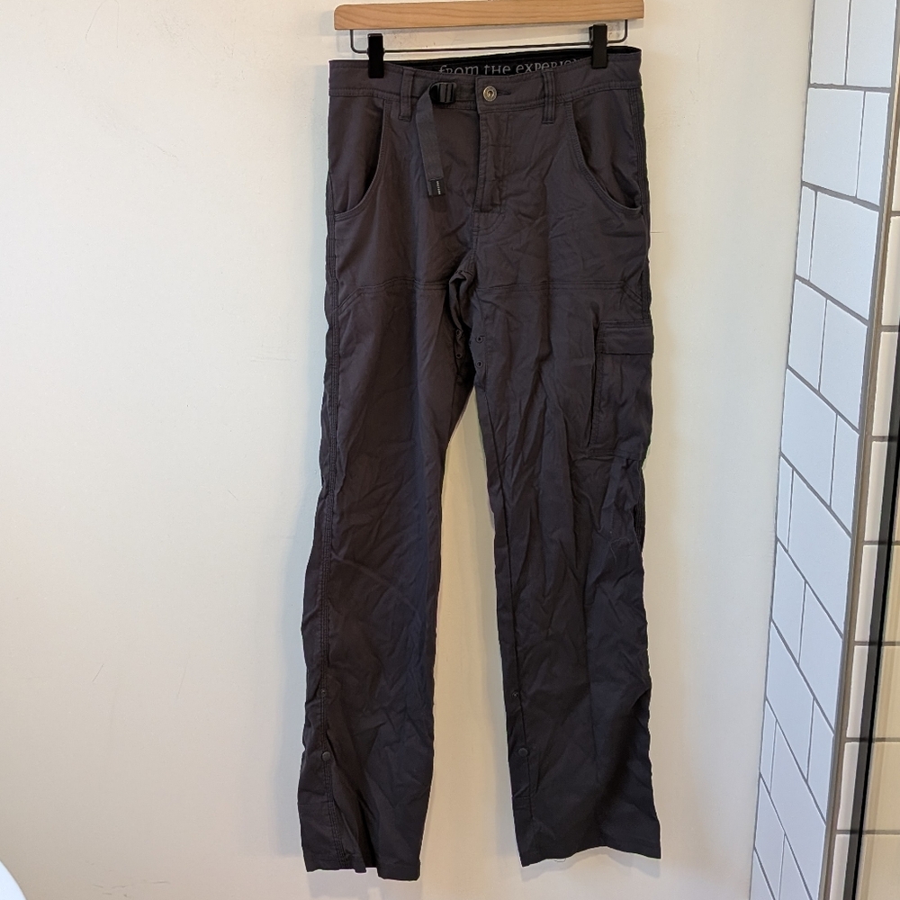 Prana Men's Grey Stretch Zion Hiking Outdoor Gorpcore Pants 28x33*